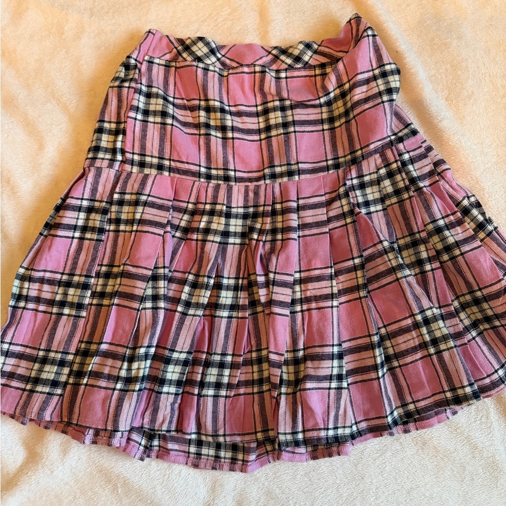 Plaid Pink Girl’s Skirt